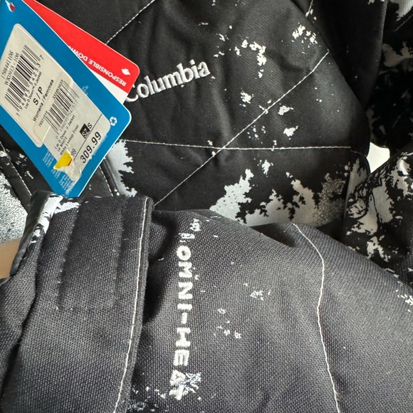 BRAND NEW* S Columbia Women’s Lay D Down Jacket - White Lookup Print - Picture 14 of 14